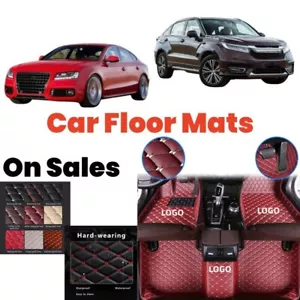 For Audi A3 A4 A5 A6 A7 A8 Custom Liner Rugs Luxury Car Floor Mats Waterproof - Imagen 1 de 19