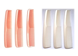Pettine per abiti effetto perla tinta unita pettine flessibile Duralon 7,5" (19 cm) bellissimo - Foto 1 di 14