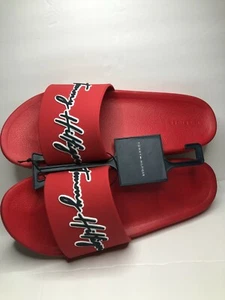 Tommy Hilfiger cursive Slide Sandals  - Picture 1 of 4