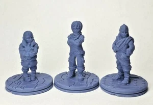 3 piezas Resina Alien Kids - Escala 32 mm DnD Mini Mazmorras y Dragones Miniatura Ciencia Fi - Imagen 1 de 2