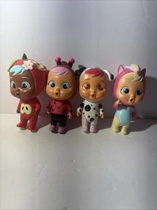 Lotto di 4 mini bambole Cry Babies Magic Tears 5 pollici - Foto 1 di 6