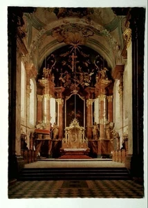 Vintage Stift Rein Church Altar Postcard Graz Austria Photochrome - Picture 1 of 2