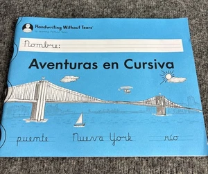 Learning Without Tears Aventuras En Cursiva Handwriting Workbook Spanish Edition - Picture 1 of 8