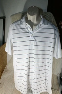 BOLLE GOLF POLO Men's Golf Polo Shirt Size L Collared w/Stripes - Picture 1 of 5