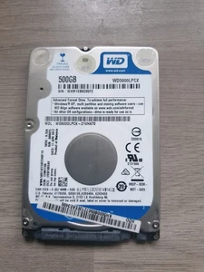 Western Digital 500GB WD5000LPCX HDD 5400RPM 16MB SATA3 6Gb/s 2.5" Hard Drive - Afbeelding 1 van 3