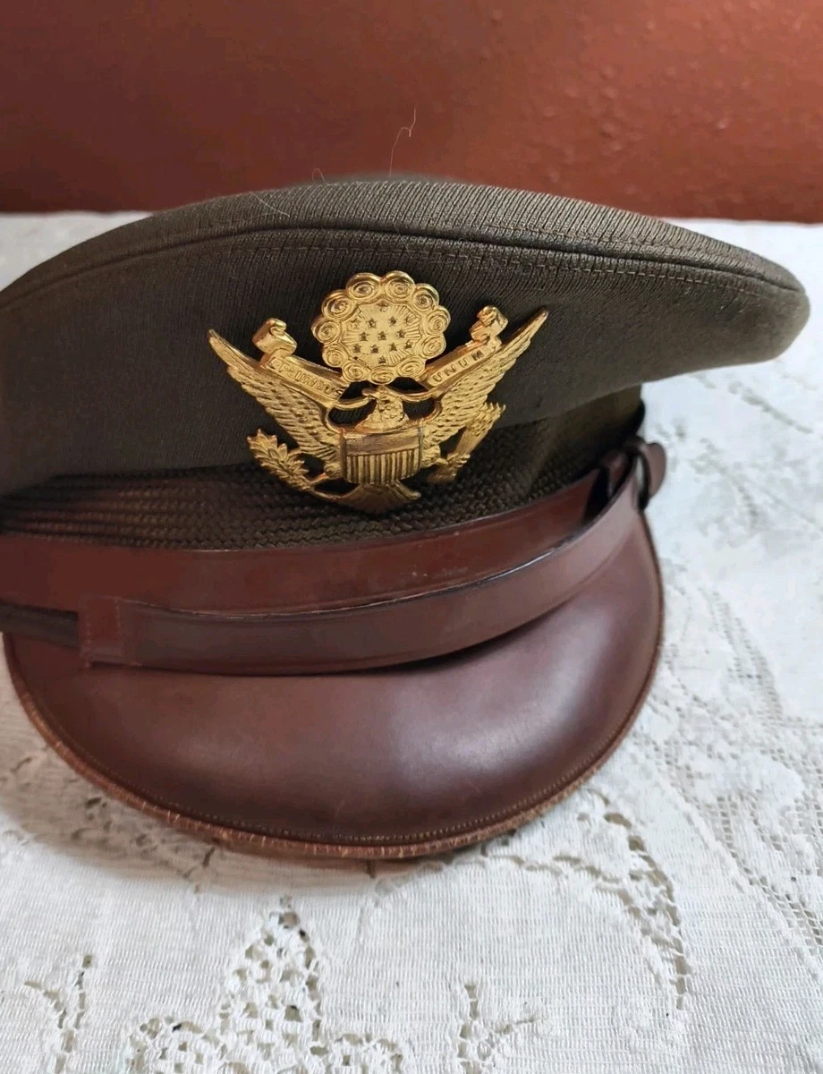 Ww2 Officers Cap In Ww Ii Us Collectible Hats & Helmets | eBay