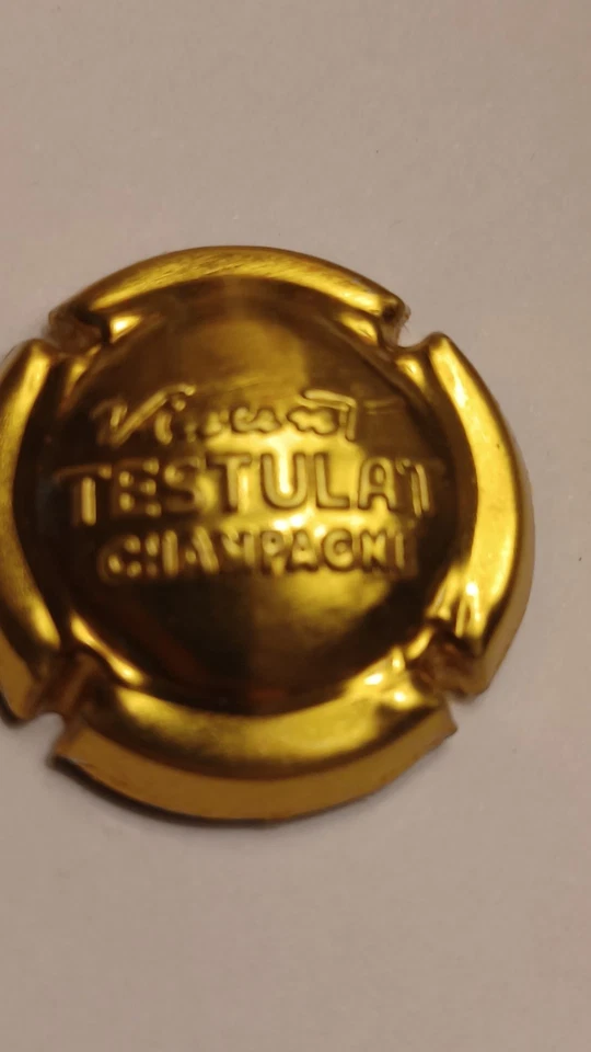 capsule de champagne Vincent TESTULAT 18a Estampee Or - Photo 1/1