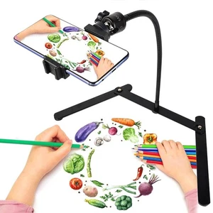 KAVAVO Support de téléphone portable col de cygne réglable, support de téléphone aérien, dessus de table T... - Photo 1 sur 9