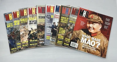 Mixed Lot 10 MHQ THE QUARTERLY JOURNAL OF MILITARY HISTORY Magazine 1999-2007 - Image 1 of 4