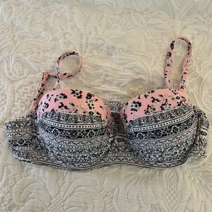 Xhilaration™ - Top bikini - nero, rosa e bianco taglia L - Foto 1 di 6