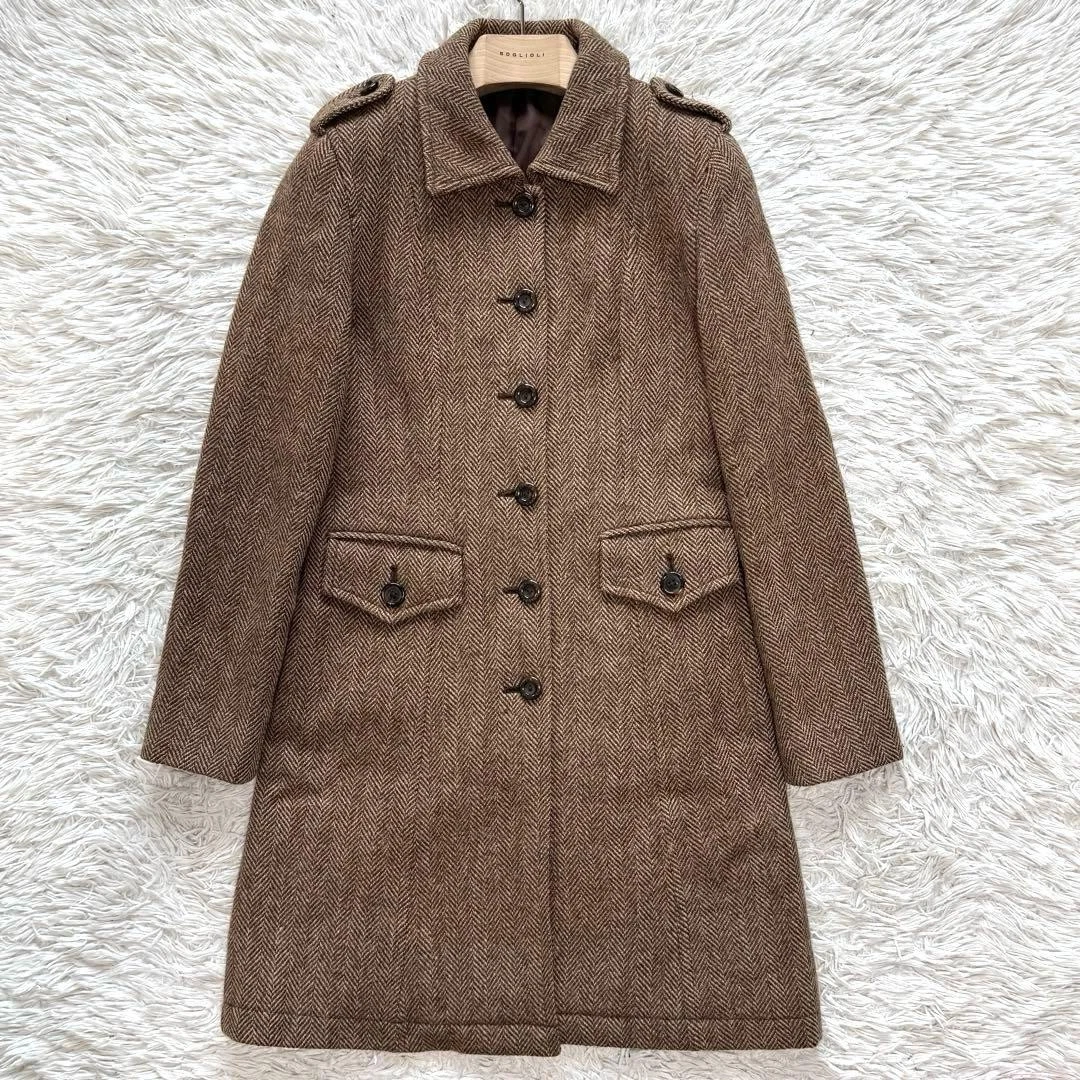 ジャケット・アウター 80s Burberrys' tweed soutien collar coat 80s Burberrys' tweed soutien collar coat