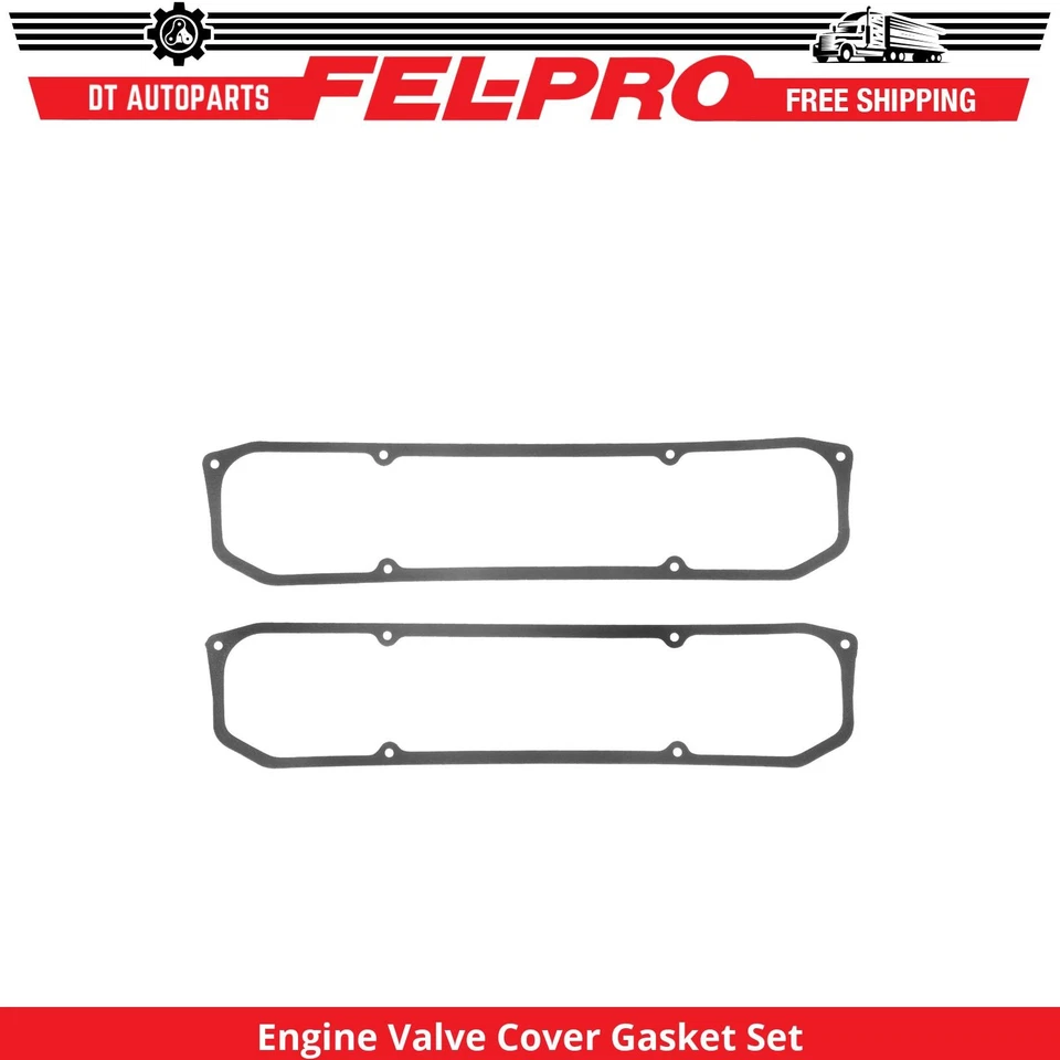 For 1967-1974 Monteverdi 375 7.2L V8 Engine Valve Cover Gasket Set Fel-Pro 1968 - Image 1 of 1