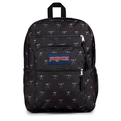 JanSport Big Student Bad Bow 17" Backpack - Black Bows - Image 1 of 4