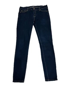 7 Seven For All Mankind Women’s Size 29x 30 “The Skinny” Jegging Jeans Dark Wash - Picture 1 of 11