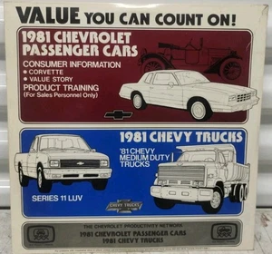 1981 Chevy Car & Truck Dealership Product Information Laser Disc - Picture 1 of 11