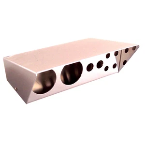 Switch Box, 9 Inch Wide with Holes, Chrome Dunebuggy & VW - Picture 1 of 1