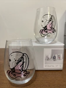 Kosta Boda Sweden 1742 - All About You - Pink tumbler 57cl 2-pack - Picture 1 of 8