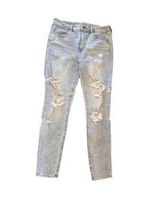 American Eagle Damen Super High-Rise Jegging The Dream Jeans Größe 12 Lang - Bild 1 von 7