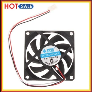 Portable Computer Case Cooler 12V 7cm 70mm PC CPU Cooling Cooler Fan - Afbeelding 1 van 6