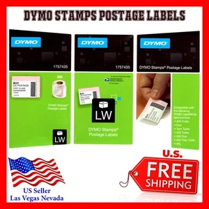NEU Dymo Briefmarken 200 druckbare Internet Versandetiketten Marke LW #1757435 versiegelt - Bild 1 von 6