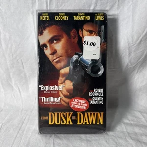 From Dusk Till Dawn (VHS, 1996, With Bonus Footage) Clooney Tarantino NEW - Picture 1 of 4
