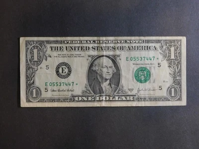 2003 Series A $1 Star Note - E05537447* - Image 1 of 2