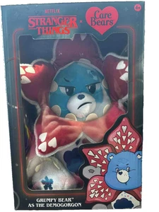 Peluche Netflix Stranger Things Care Bears Orso scontroso come la demogorgone nuovo - Foto 1 di 2