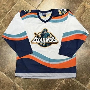 Vintage Starter NHL New York Islanders Fisherman Hockey Jersey Men’s XL VTG  - Picture 1 of 6
