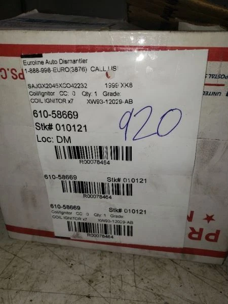 Bobina/encendedor 99-03 JAGUAR XJ8 78464 Foto 1 de 1