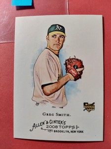 2008 Topps Allen and Ginter #298 Greg Smith, Rookie, cd2