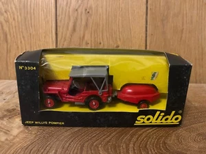 Solido 3304 Jeep Willys Pompier boxed (030) - Picture 1 of 5