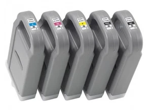 5 x Original Tinte Canon iPF830 iPF840 iPF850 / PFI-707 MBK BK C M Y Cartridges - Photo 1/1