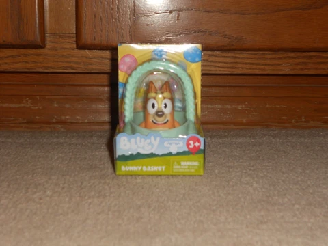 NEW, Bluey Bingo 3" Figure Easter Basket Figure Cover
