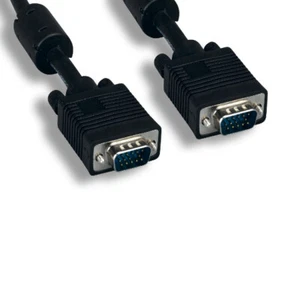 Kentek 100'ft SVGA HD15 Video Cord Male/Male EMI/RFI HDTV PC Monitor Projector - Picture 1 of 1