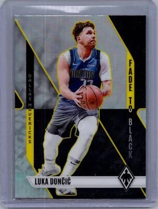 2023-24 Panini Phoenix #18 Luka Doncic Fade To Black Silver - Picture 1 of 2