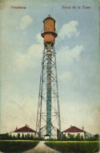 Postal de Rumania, CONSTANZA, Farul de la Tuzla, Faro (década de 10) - Imagen 1 de 2