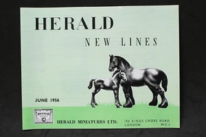 Folleto Herald New Lines (junio de 1956) facsímil profesional - animales de granja, etc. - Imagen 1 de 2