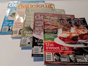 ABC's Delicious. Magazines x 5 Issues GC Pre-Owned Recipes Cooking GC #5 - Picture 1 of 18