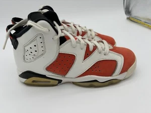 Jordan 6 Retro Gatorade Like Mike 7y 384664-145 2017 Blanco Naranja Carmine Bred - Imagen 1 de 10