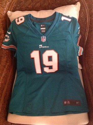 CAMISETA NIKE MUJER MIAMI DOLPHINS BRANDON MARSHALL #19 TALLA L  Foto 1 de 4