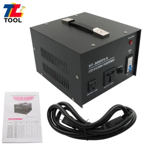 3000W Voltage Converter Transformer Step Up/Down 220V-110V /110V-220V 50-60 Hz - Picture 1 of 20