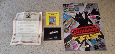 Mike Tyson's Punch-Out Nintendo NES Punchout Original Letter & Manual Authentic! - Image 1 of 4