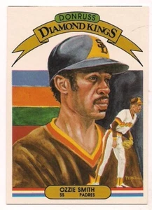 1982 Donruss Diamond Kings HOF Ozzie Smith San Diego Padres #21 - Picture 1 of 1