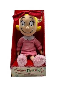 Manhattan Toy Merry Grinchmas Cindy Lou Who 12” Plush Doll How Grinch Stole Xmas