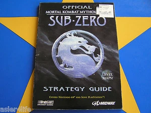 MORTAL KOMBAT MYTHOLOGIES SUB-ZERO - STRATEGY GUIDE - Picture 1 of 2