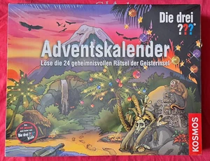 Adventskalender Rätsel der Geisterinsel 2011 Die Drei ??? Fragezeichen Kosmos - Bild 1 von 2