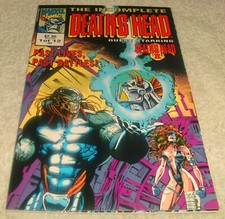 MARVEL COMICS UK THE INCOMPLETE DEATHS HEAD 1993 # 1 VF+