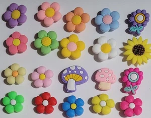 20 pcs.  Flowers Shoe charms for crocs shoes  - Picture 1 of 1
