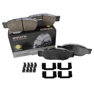 Pastillas de freno delanteras de cerámica Akebono para Jaguar tipo S Ford Thunderbird Lincoln LS Foto 1 de 4