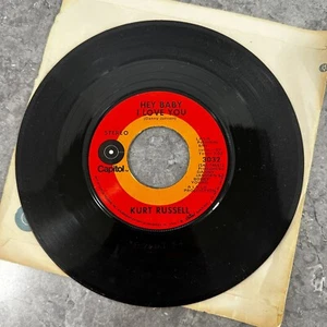 Kurt Russell 45 - Hey Baby I Love You / Baby Believe Me Capitol 3032 - Picture 1 of 5